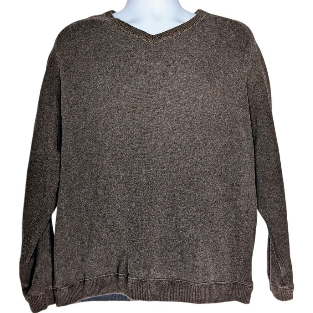 Caribbean Joe Brown Earthy Sweater - Large